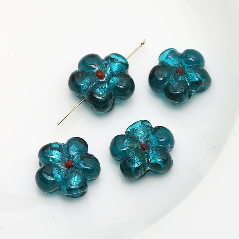 7# Malachite Green Flower 19mm