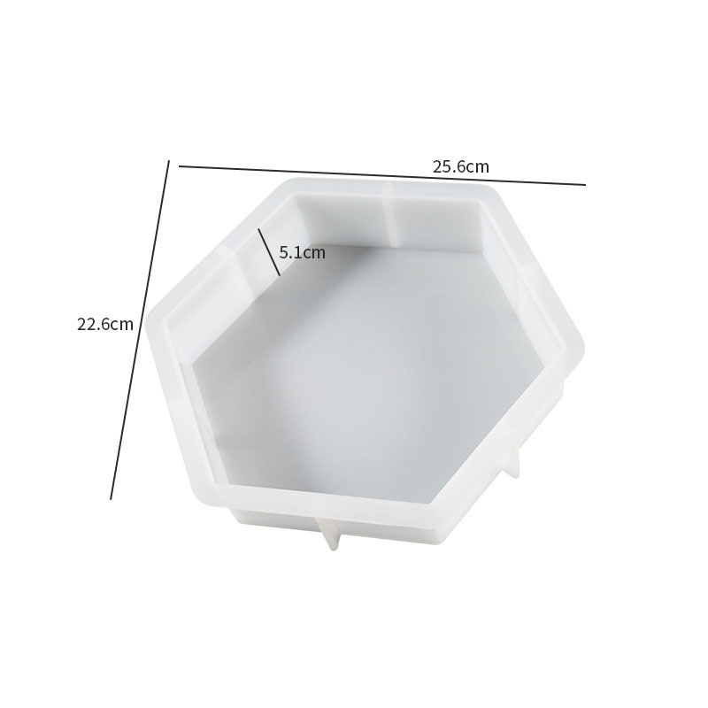 2:Small Hexagon Silicone Mold 02