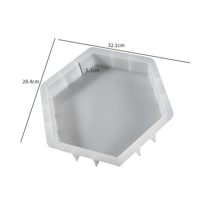 3:Small Hexagon Silicone Mold 03