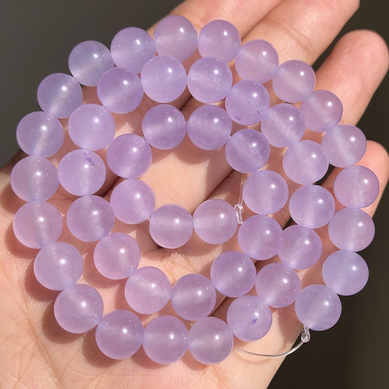 Light purple 6mm about 61 pcs