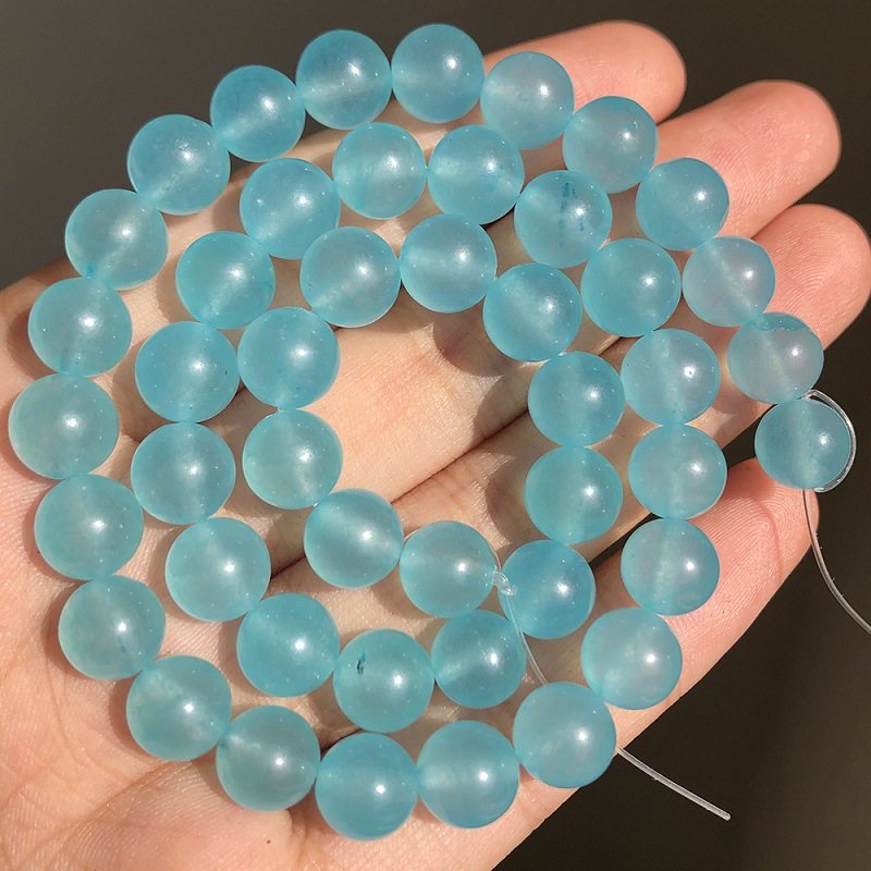 Sky blue 8mm about 46 pcs