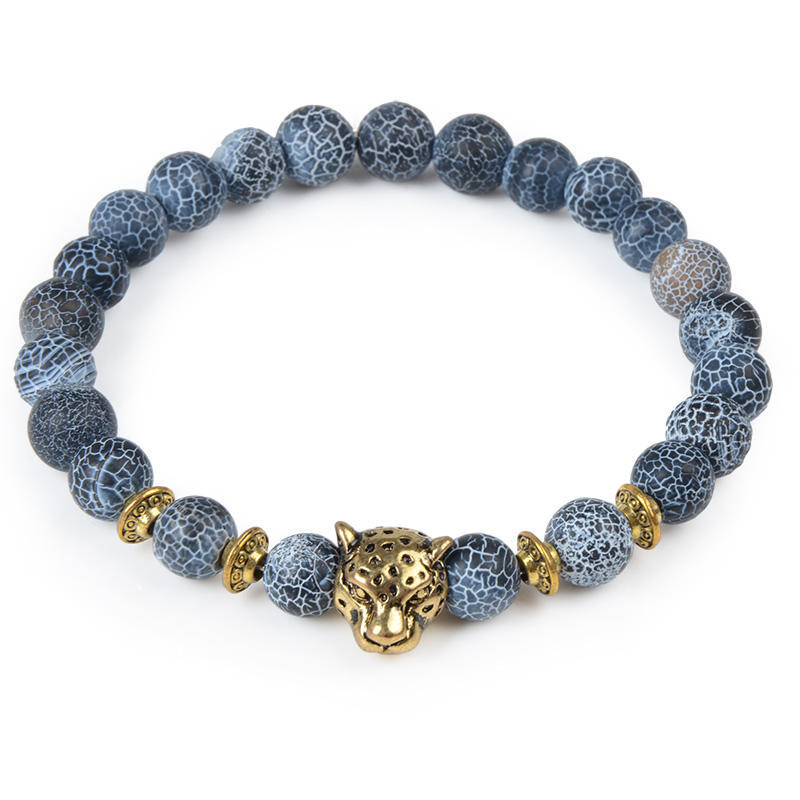 Blue weathered gold stone