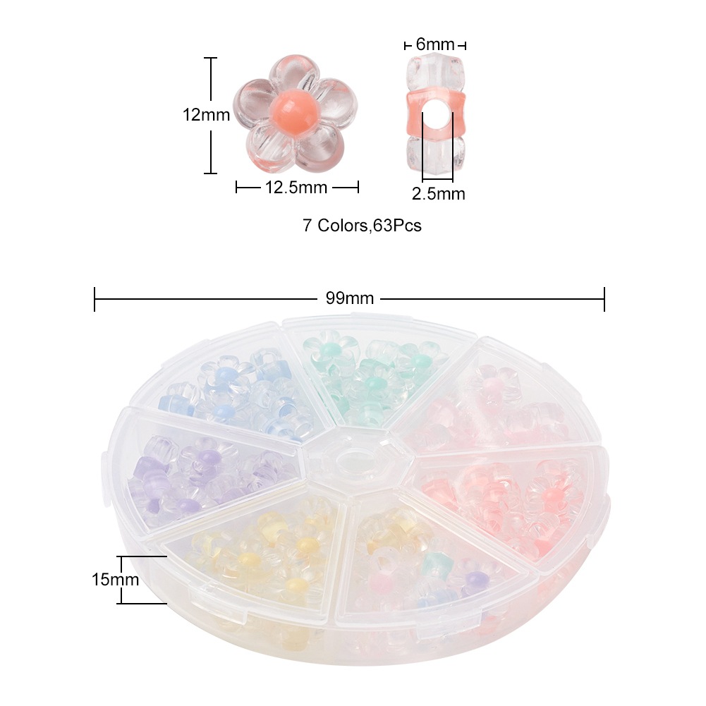 clear acrylic flowers