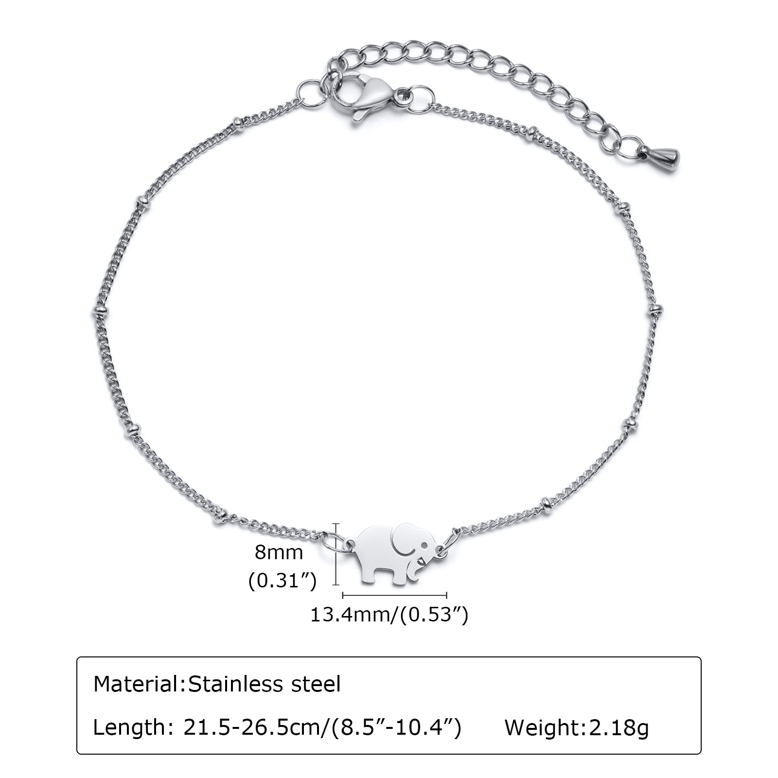 1:Anklet Steel Color