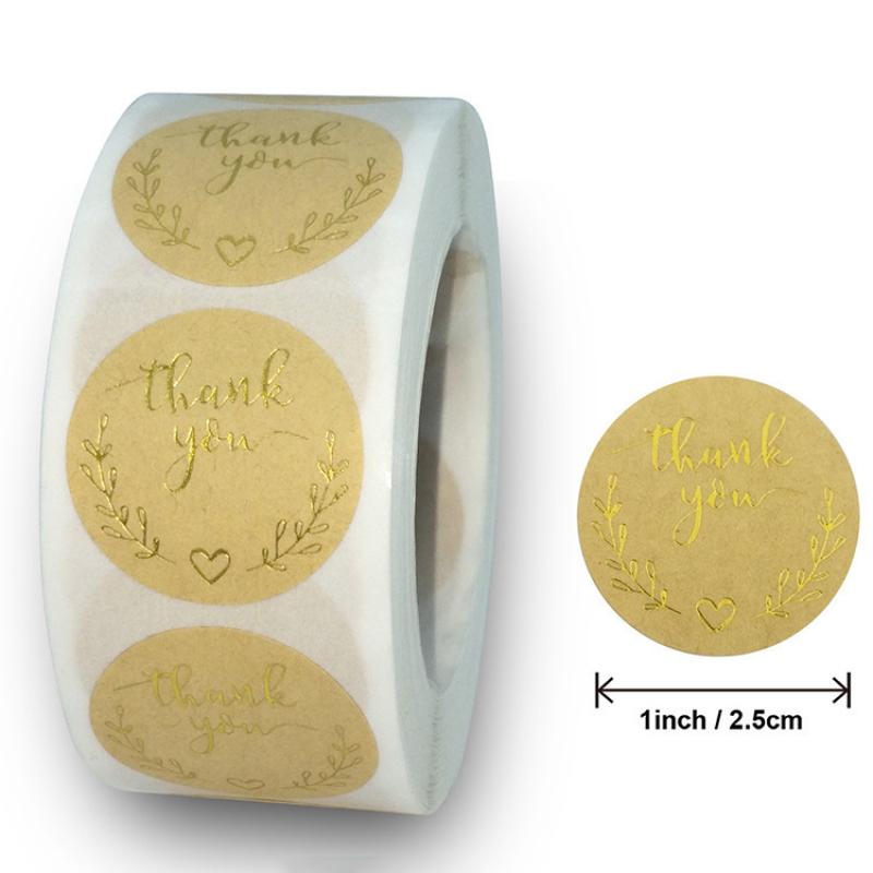 Olive branch kraft paper gold letter 2 inches (50M