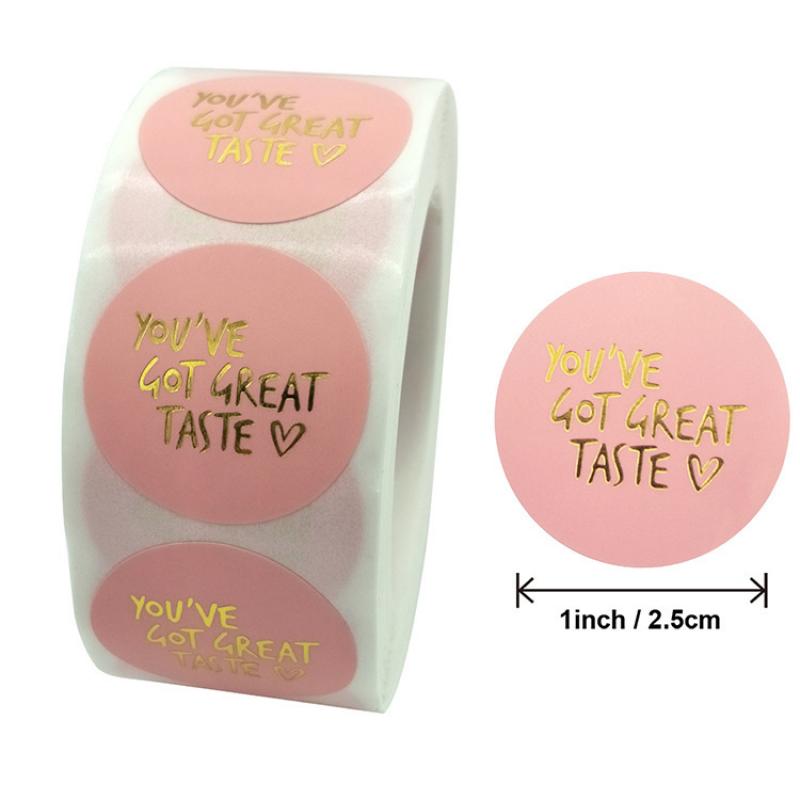 GREAT TASTE Foundation Gold Word 1 inch (25MM)