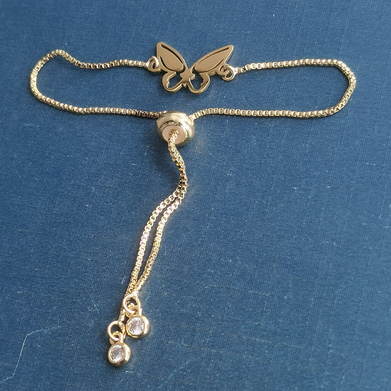 Gold Pendant + Bracelet