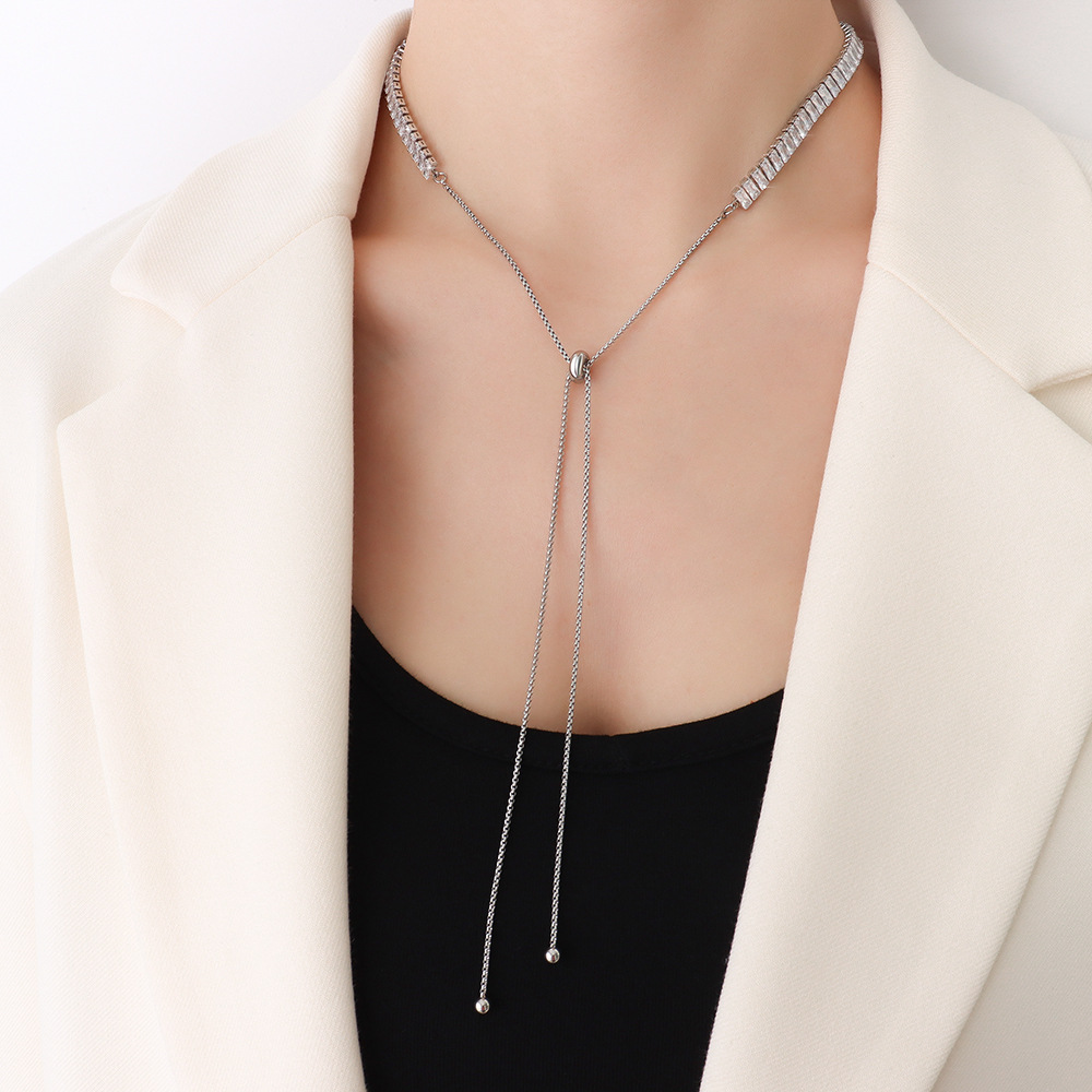 4:P190 Steel Necklace 68cm