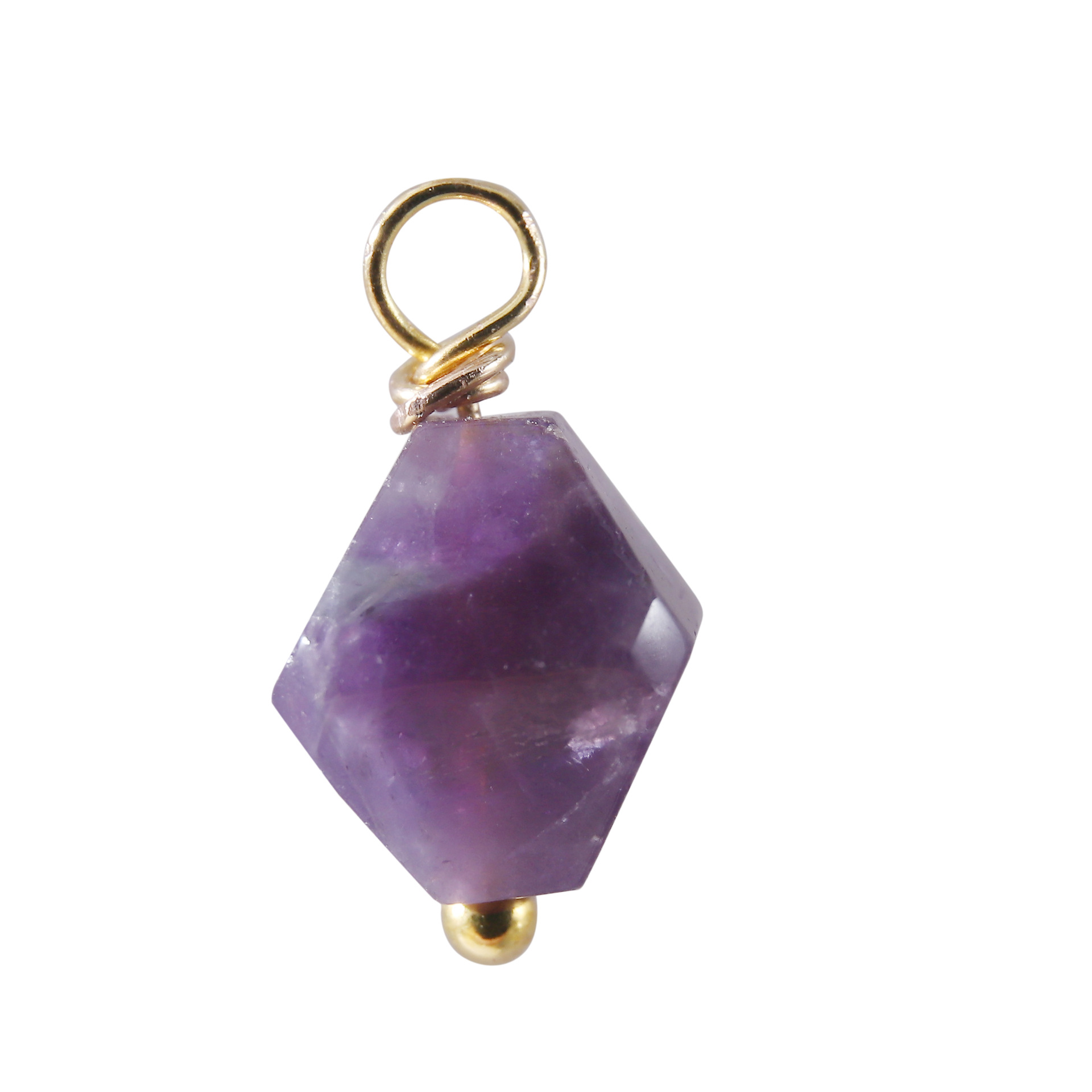 2:Rhombus irregular amethyst