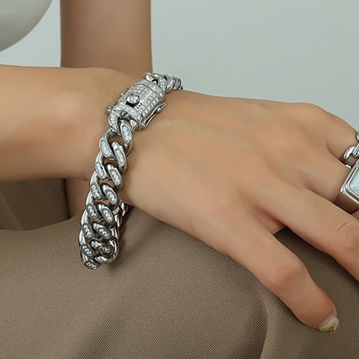 E028 Steel Bracelet 21cm