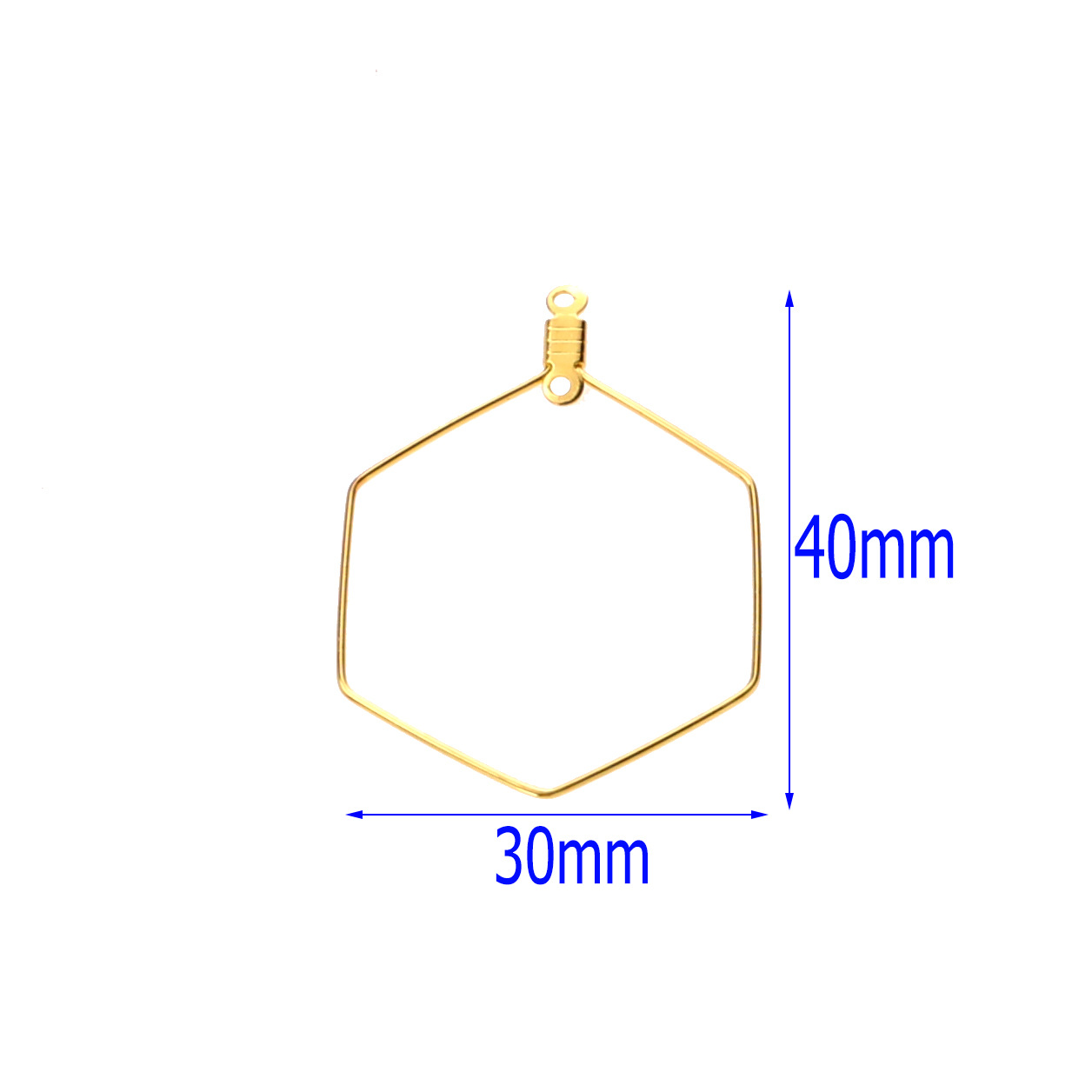 1:hexagon gold