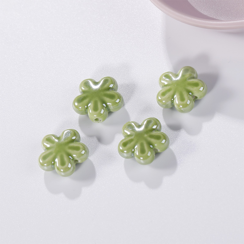 2# green flower  [1 piece]