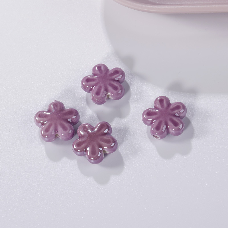 7# dark pink flower [1 piece]