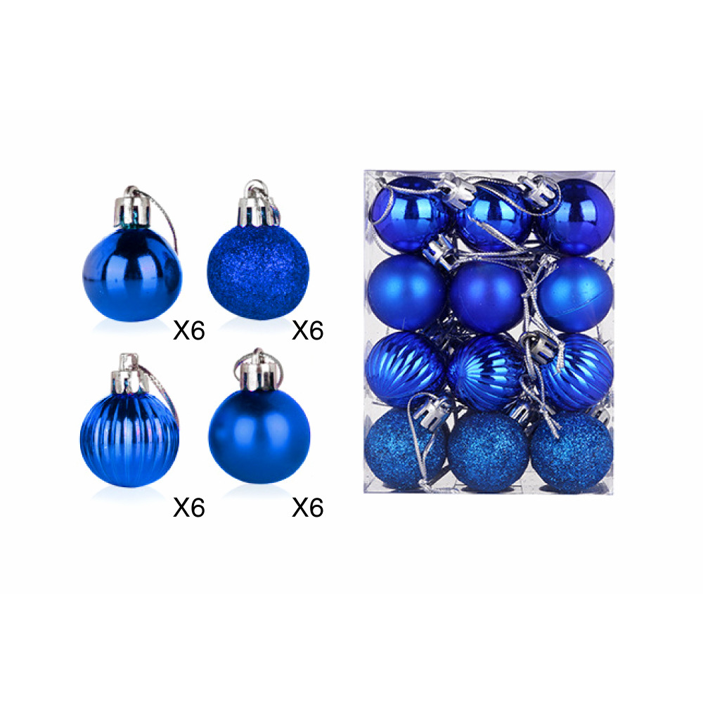 Blue 24pcs [Pumpkin Ball]