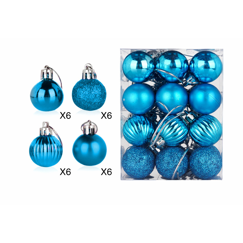 Lake Blue 24pcs [Pumpkin Ball]