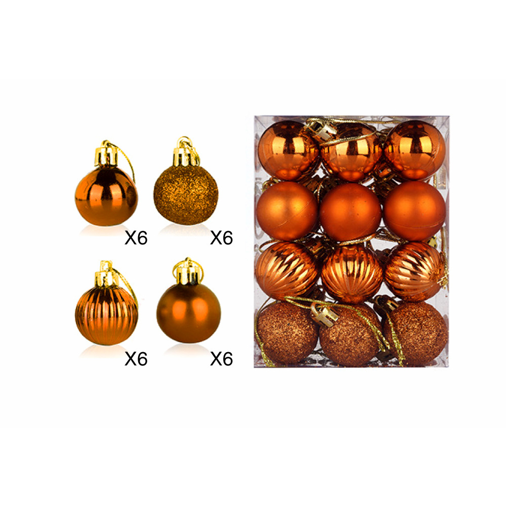 Orange 24pcs [Pumpkin Ball]