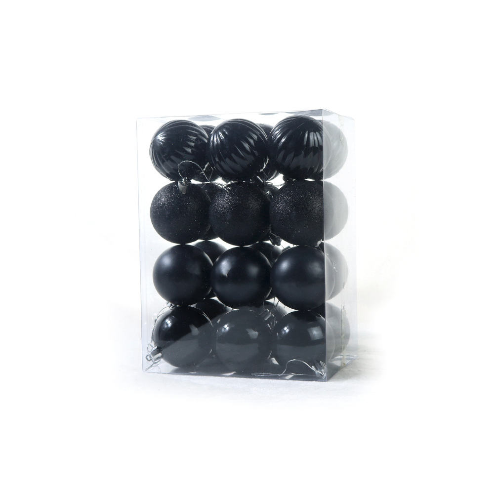 Black 24pcs [Pumpkin Ball]