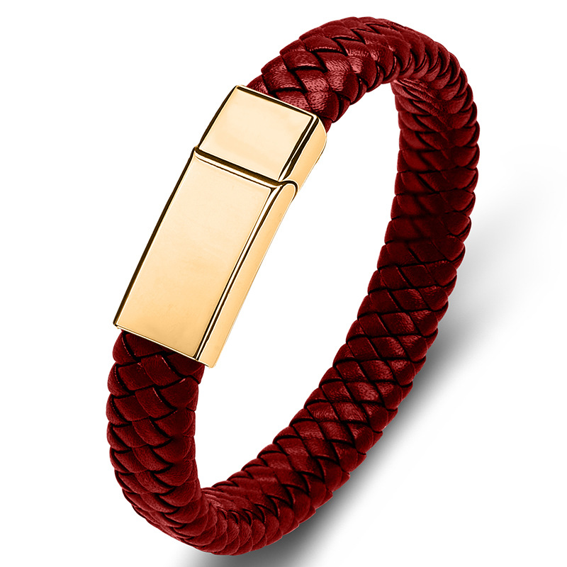 3:Red leather [gold]