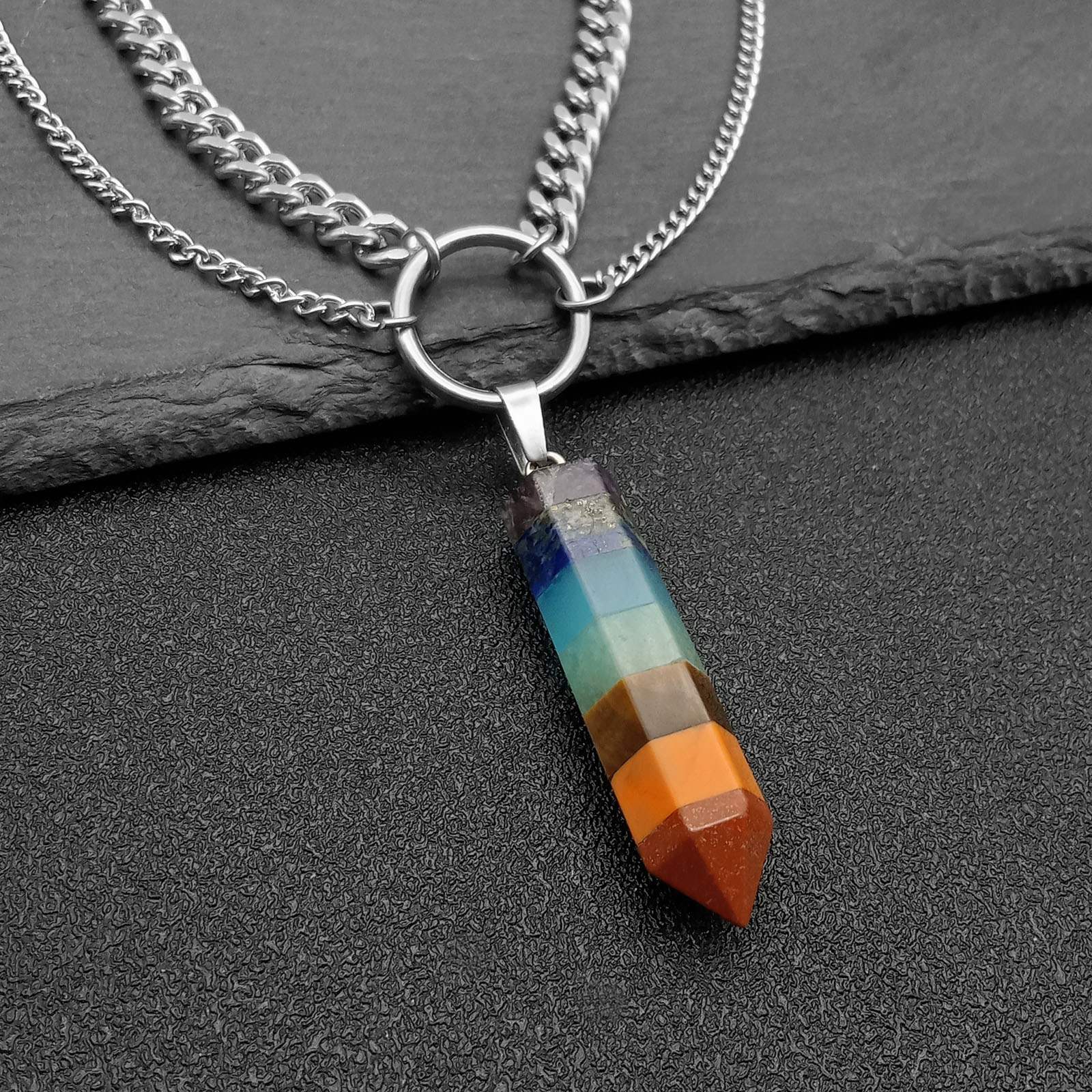 3:Colorful  Bullet Pendant