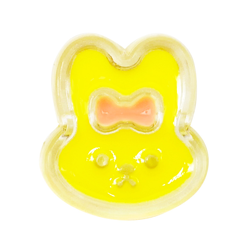 6:yellow transparent bunny