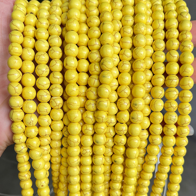 yellow 4mm about 90 pcs