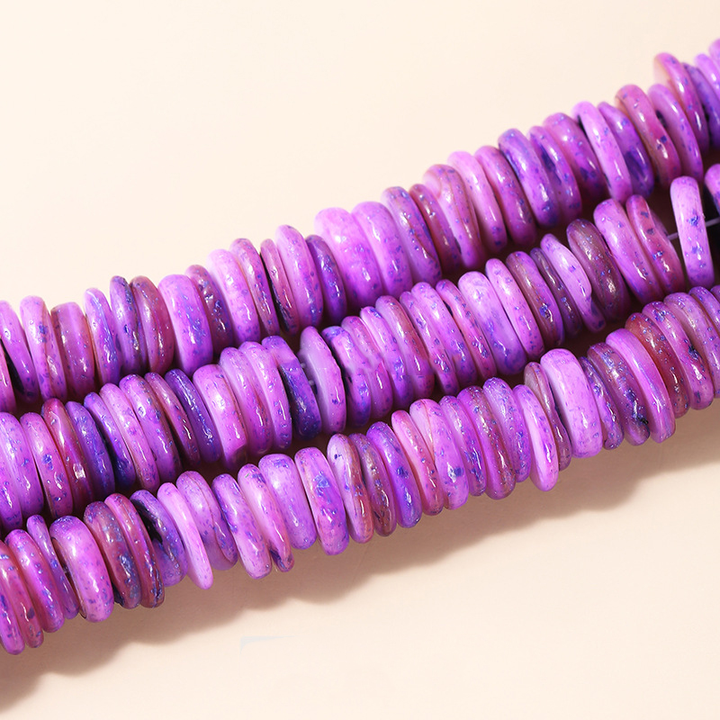 purple 8-9*2mm bout 180 pcs