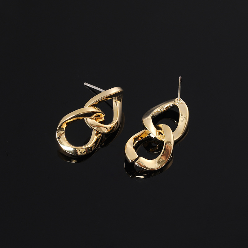 Gold, Drop Earring