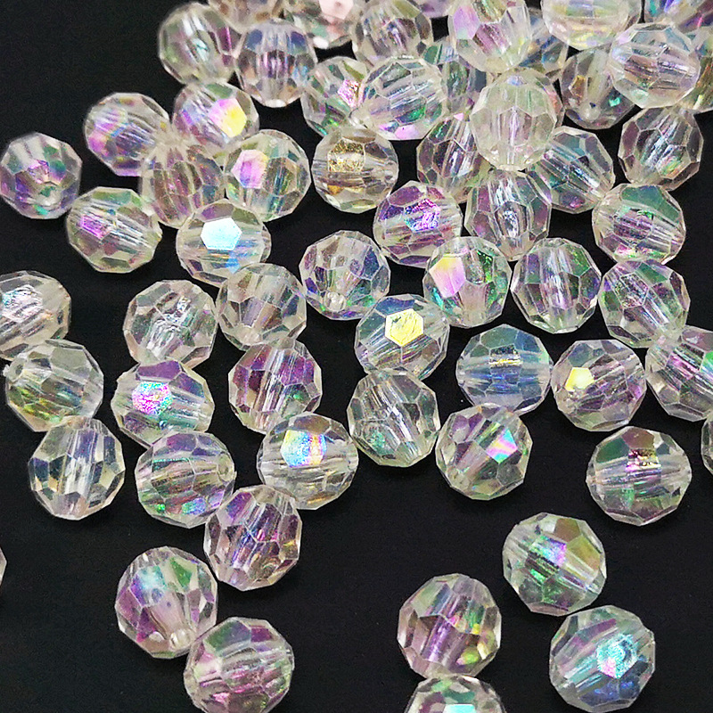 8mm Transparent Symphony Cut Surface 100pcs/pack