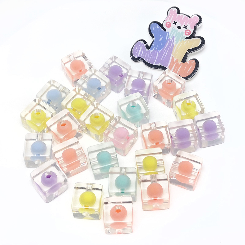 1:Transparent square 12mm