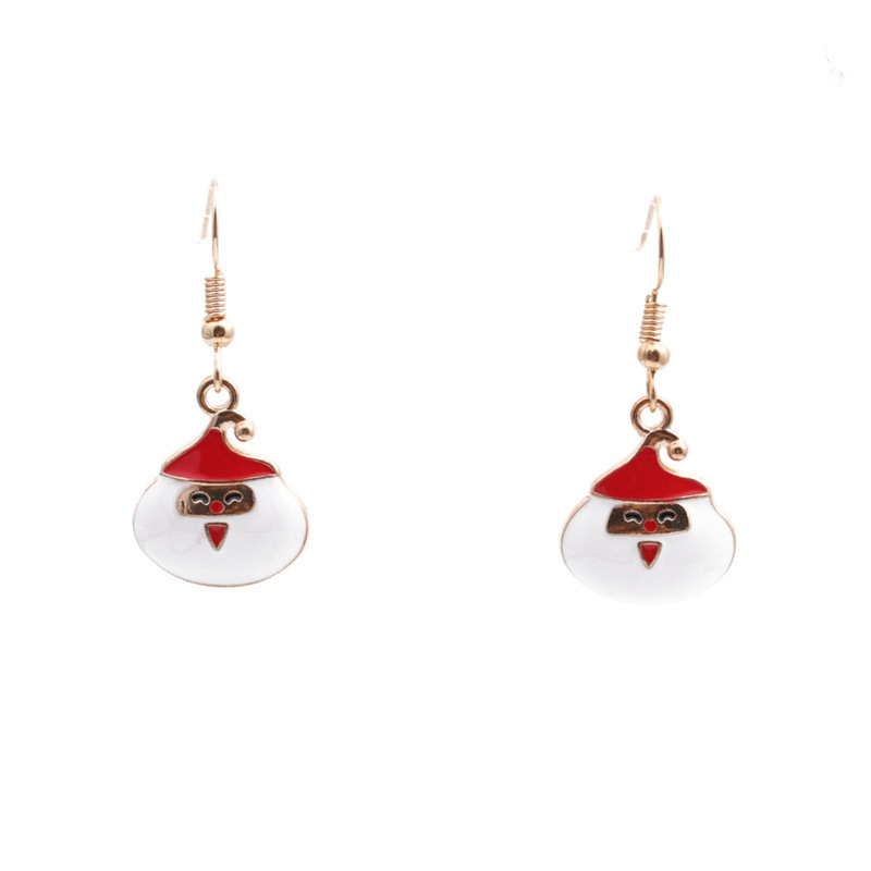 Christmas Snowman Earrings