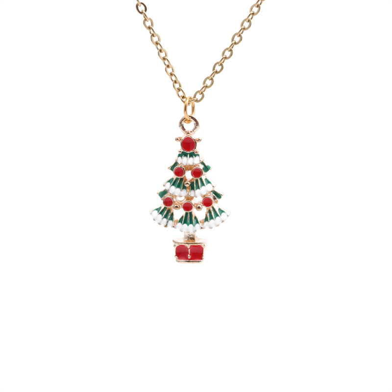 christmas tree necklace