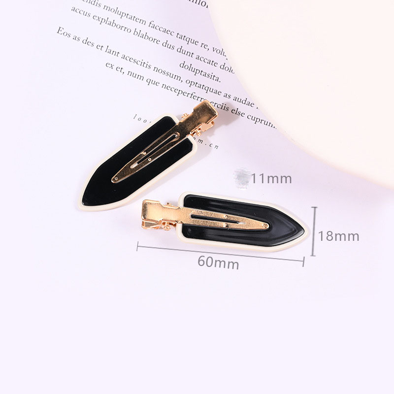 Black seamless clip 60*18*11mm