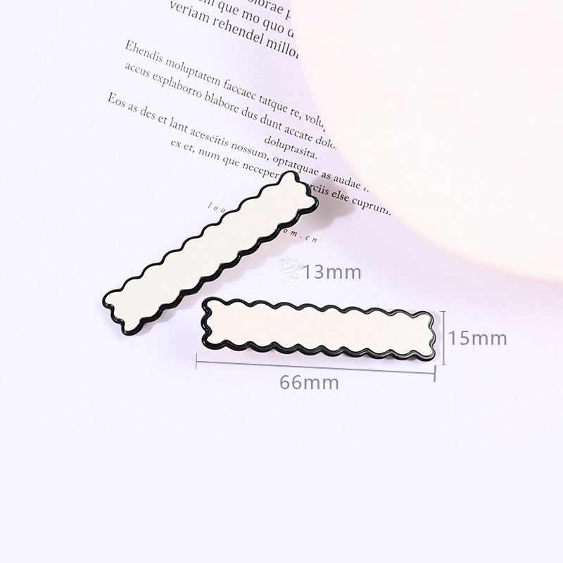 8:White square clip 66*15*13mm