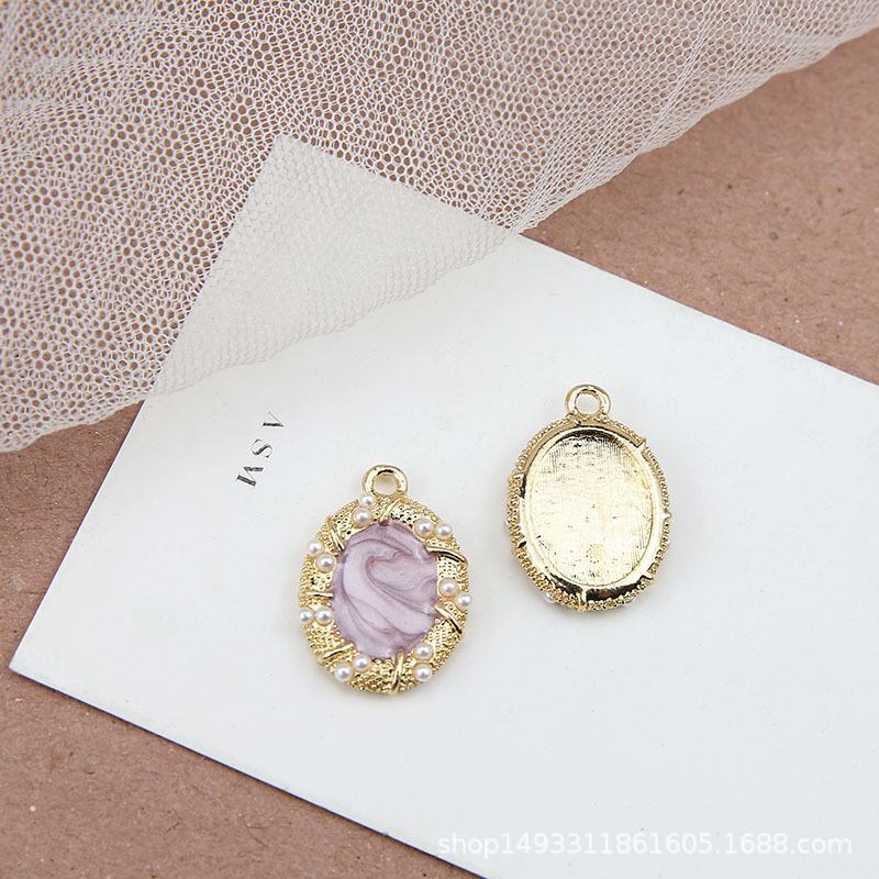 2:2# Oval Light Purple 18x25mm