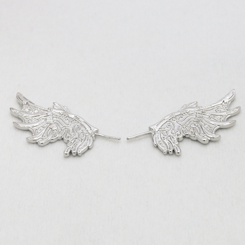 2:2# Devil White Gold Wings 33x19mm