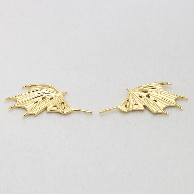 4:4# Bat Wings Gold 24x16mm