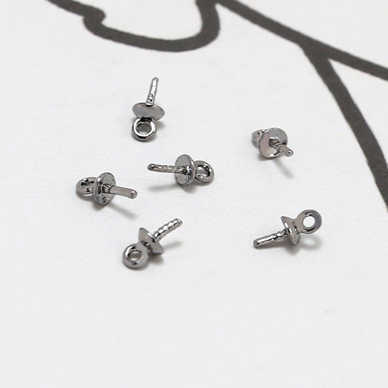 15:15# Small Round Gun Black 3x3mm