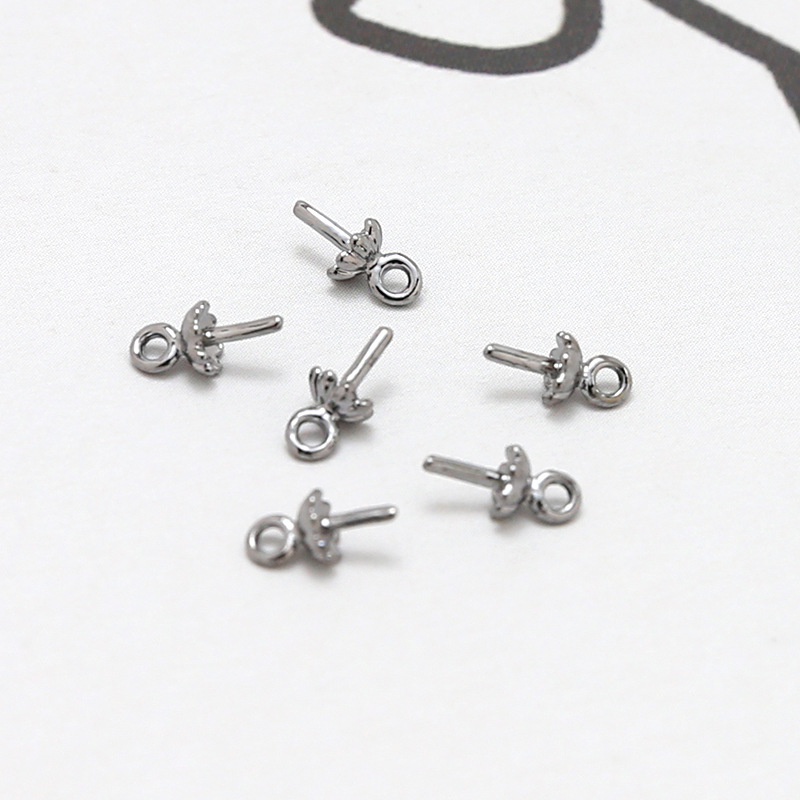 18# Small Flower Gun Black 3x4mm