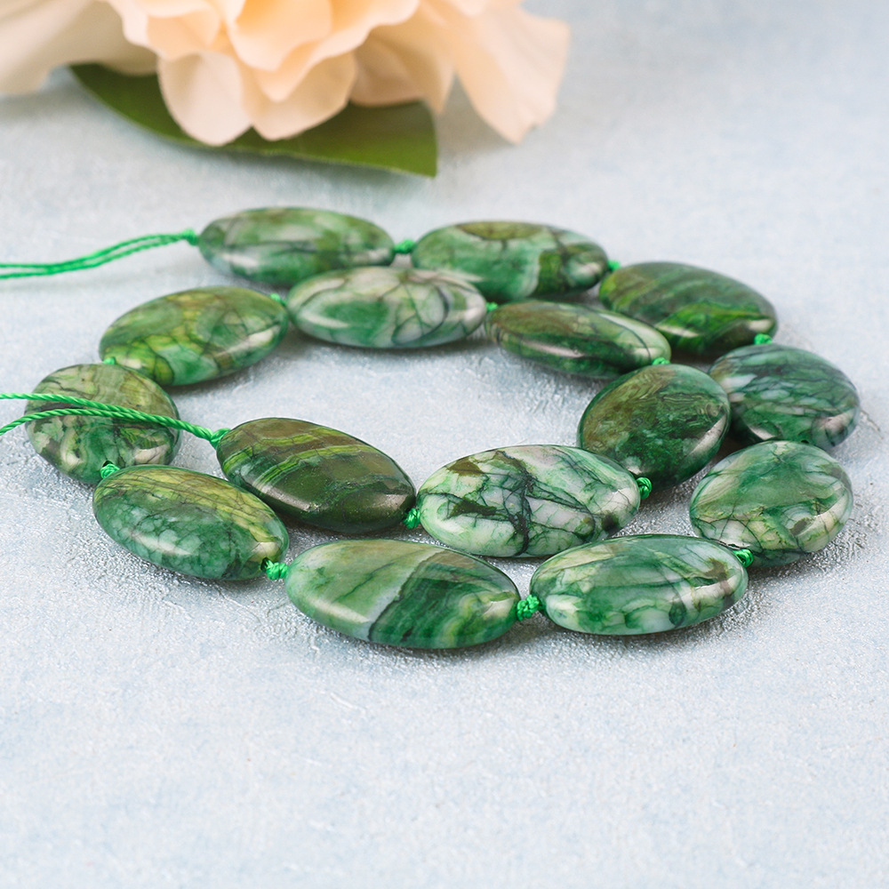 Green 13*18mm (19pcs/strand)