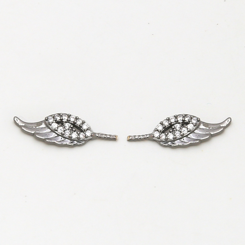 3:3# Eyes Wings Gun Black 1 Pair 5x12mm