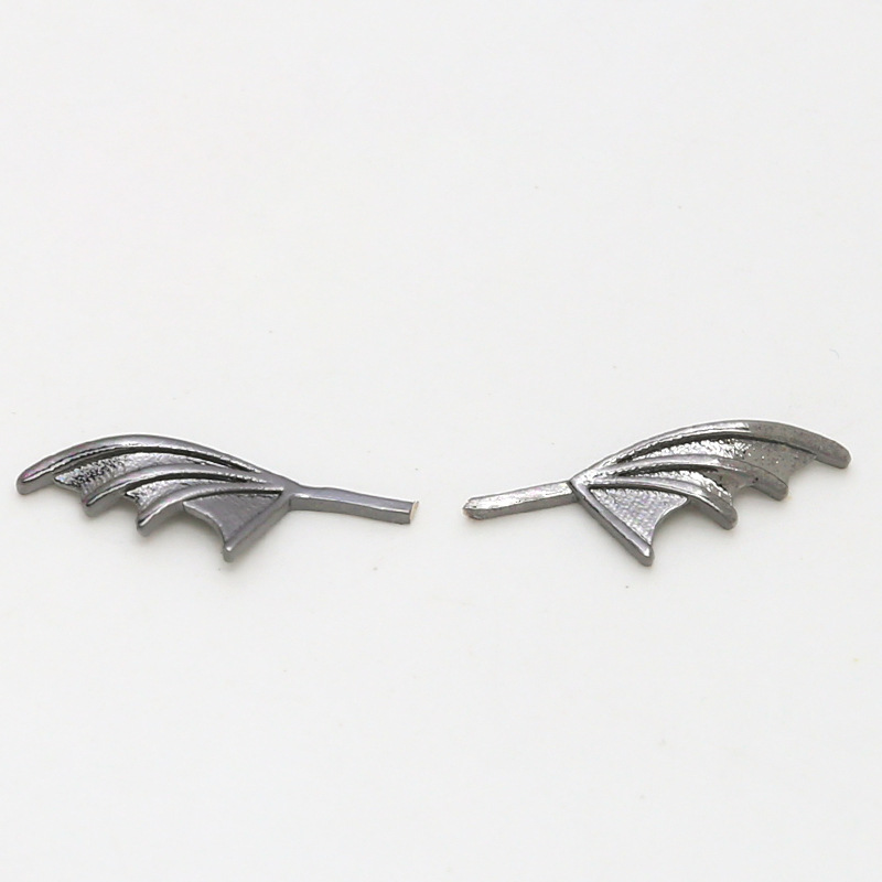 6:6# bat wing gun black 1 pair 6x13mm