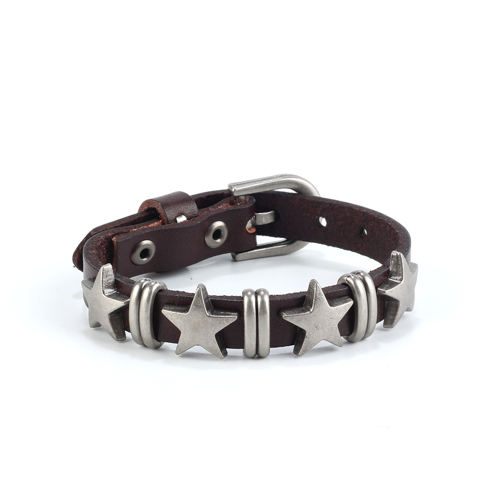 star bracelet brown