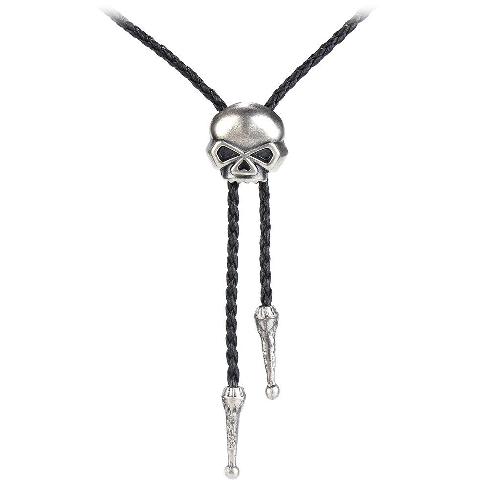 Fat Skull Antique Silver