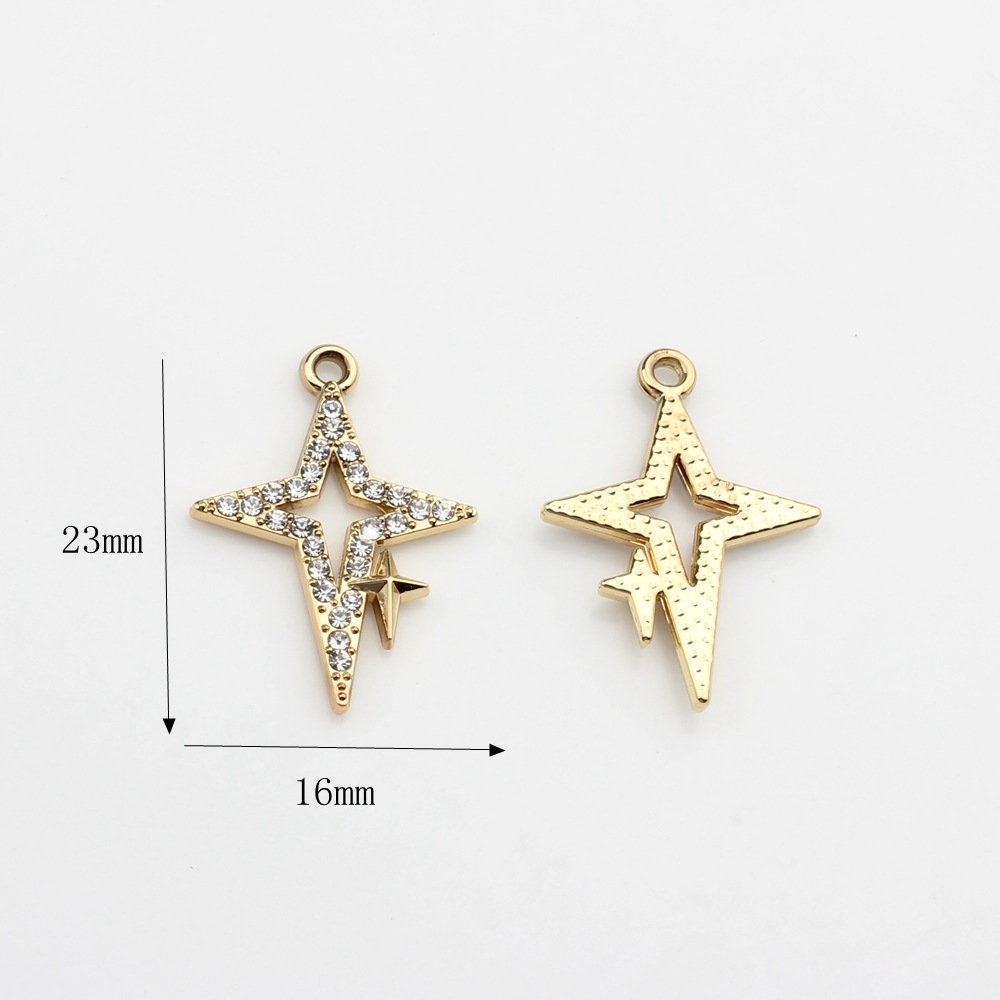 1:Star Zircon-Gold 16x23mm