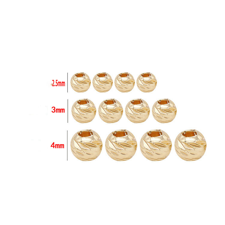 14K Gold H-0533 Fine Pattern 2.5mm