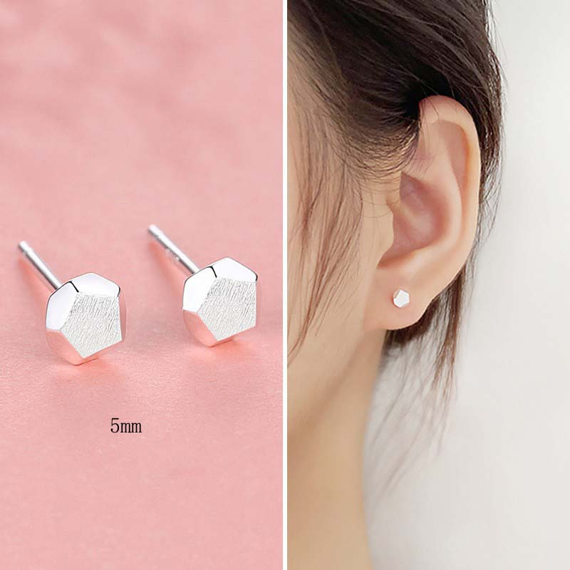 Polygon Stud Earrings