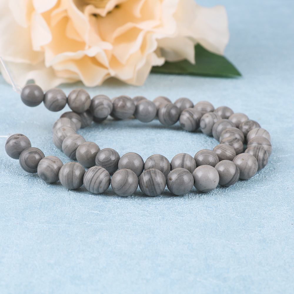 Gray 6mm (63pcs/strand)