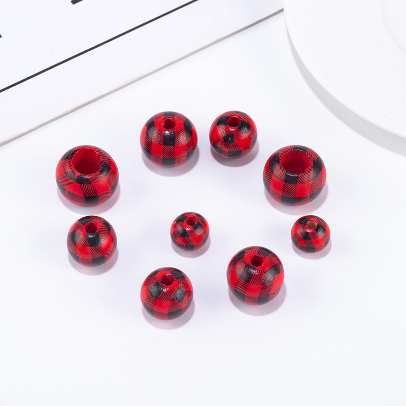 Black and red lattice 16mm