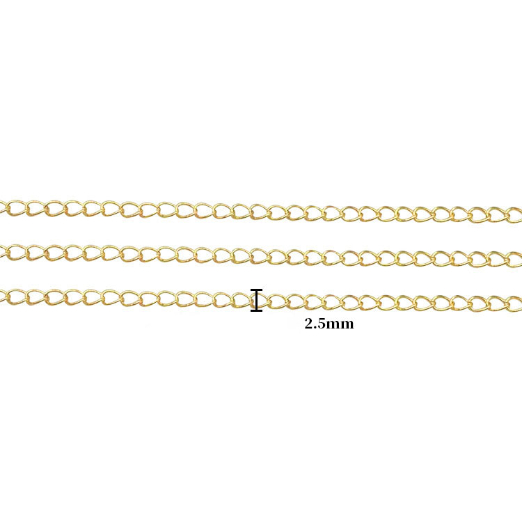 14K Gold AL-17 2.5mm