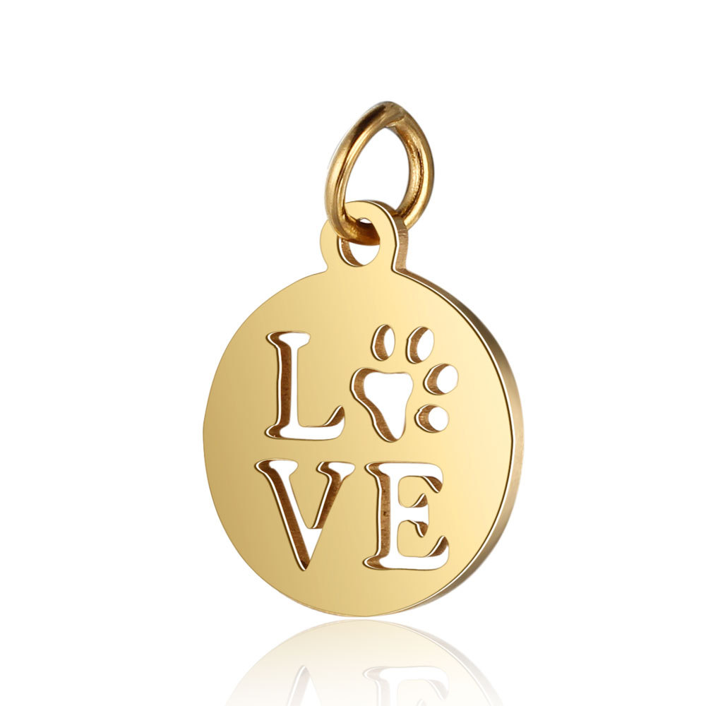 8:round LOVE gold